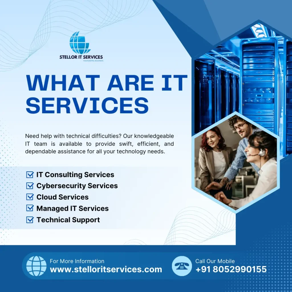 What are IT Services – IT Consulting, Cybersecurity, Cloud Services, Managed IT, and Technical Support by Stellor IT Services in Noida, Delhi, Ghaziabad, Greater Noida