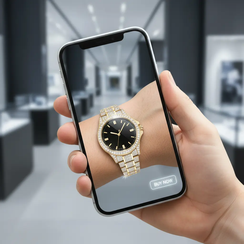 Real-time customer engagement using AI chatbot on a smartphone, social media benefit for small businesses, managed by Stellor IT. Services