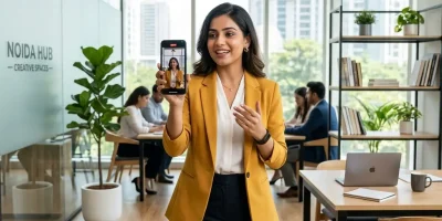 Marketer creating video content as part of new digital marketing strategies 2026.